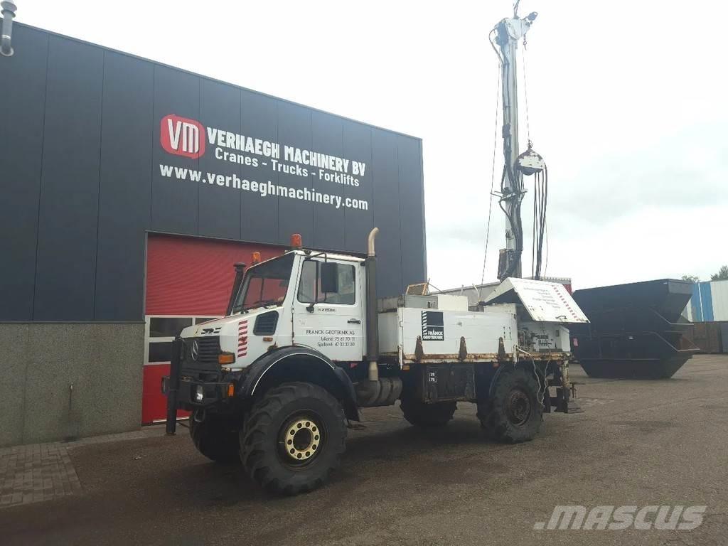 Unimog u 2150l38 鑽孔機