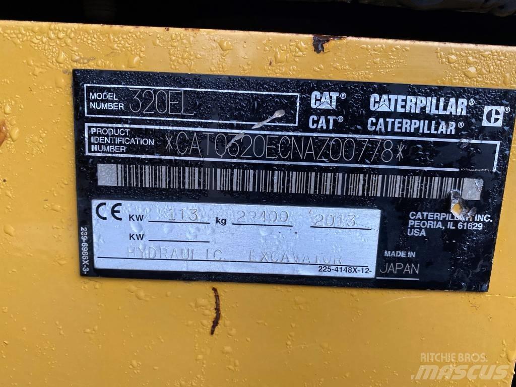 CAT 320 EL 履帶式 挖土機/掘鑿機/挖掘機