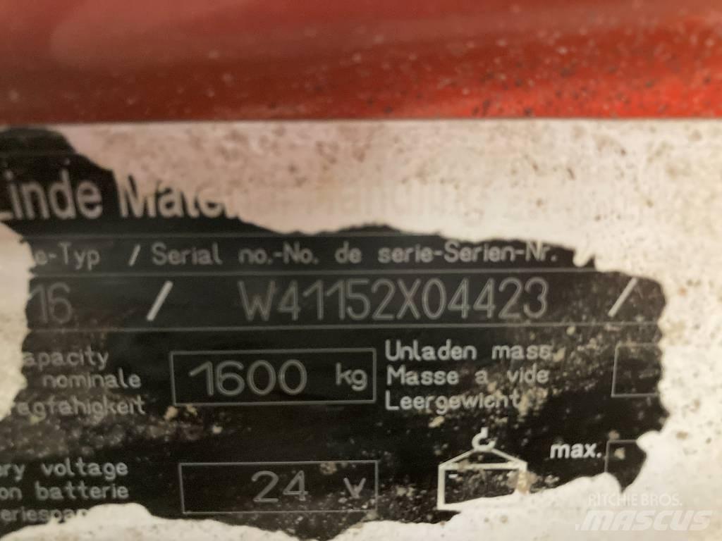 Linde T16/1152 低架升降機