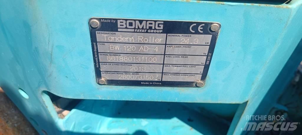 Bomag BW 120 AD-4 雙輪滾壓機