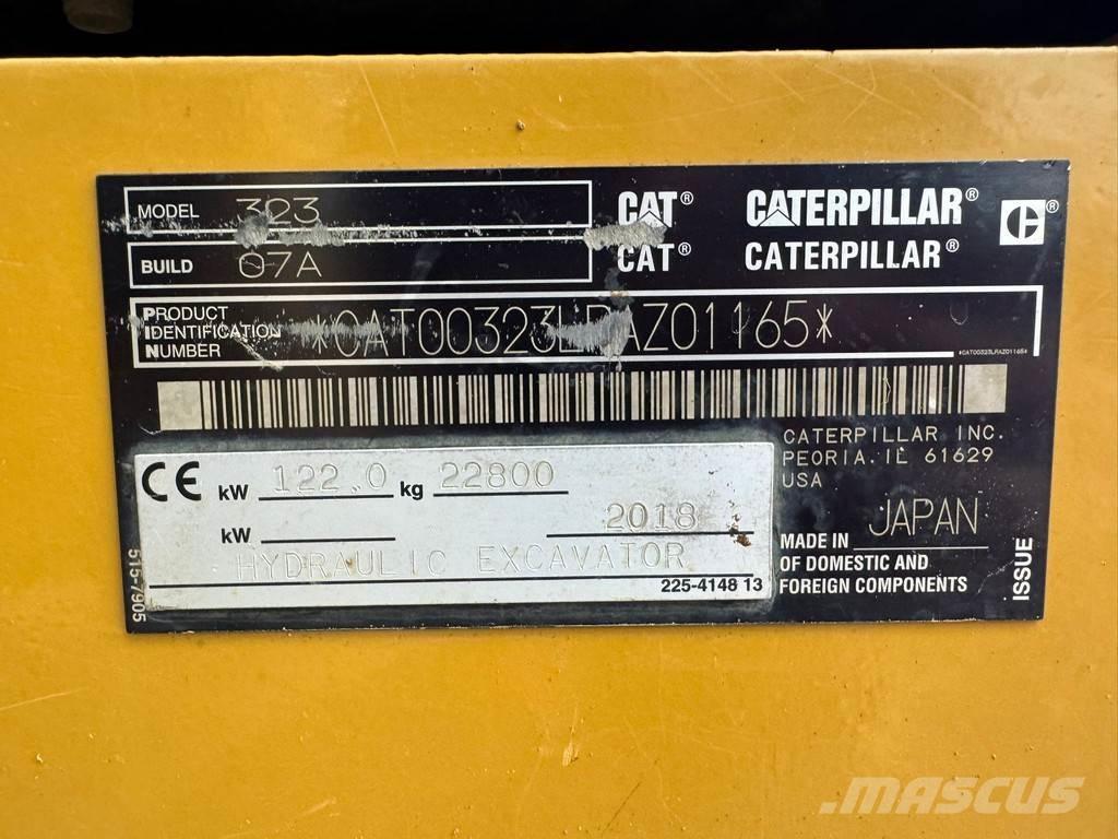 CAT 323 07A 履帶式 挖土機/掘鑿機/挖掘機