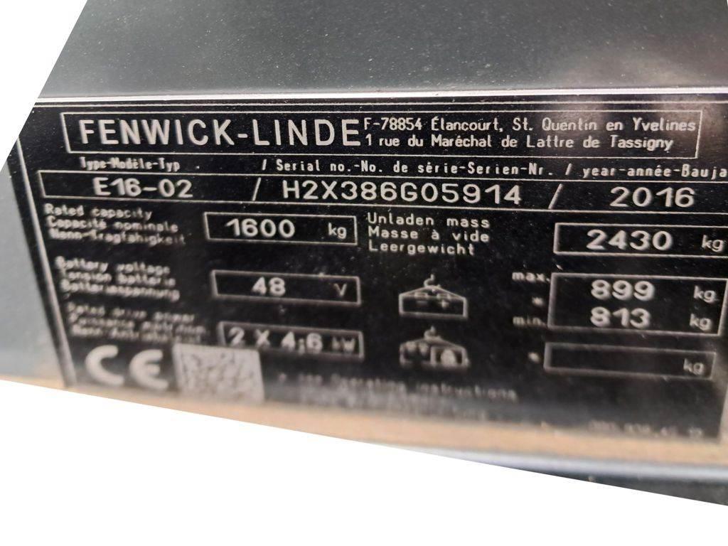 Linde E16-02 電動堆高機