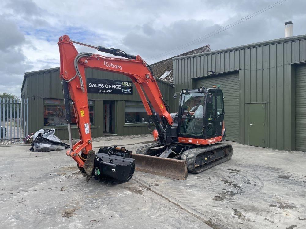 Kubota KX 080-4 中型挖土機/掘鑿機/挖掘機 7t-12t