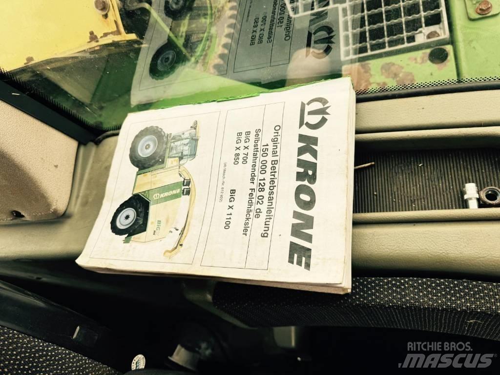 Krone Big X 850 自走式飼料採集機