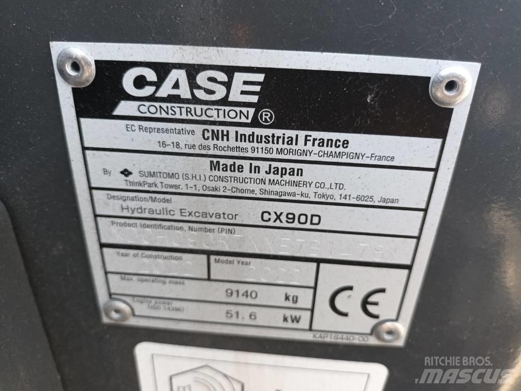 CASE CX 90 D 中型挖土機/掘鑿機/挖掘機 7t-12t