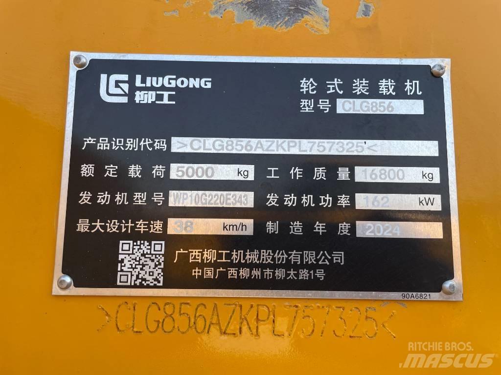 LiuGong 856 H 輪胎式裝載機