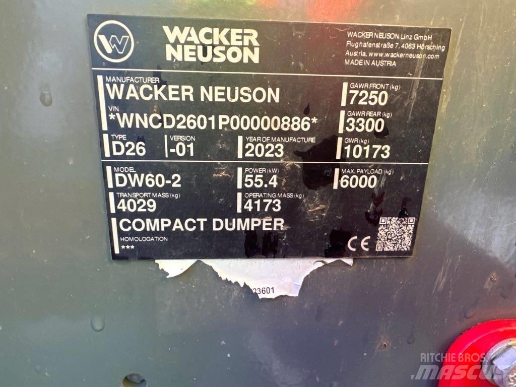 Wacker Neuson DW60-2 側卸礦車