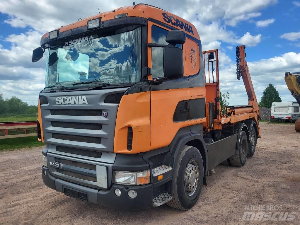Scania R420LB 6x2 儲存用貨櫃