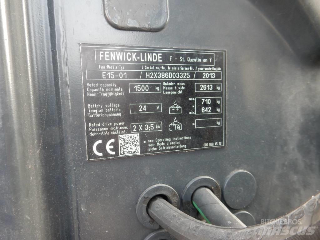Linde E 15 電動堆高機