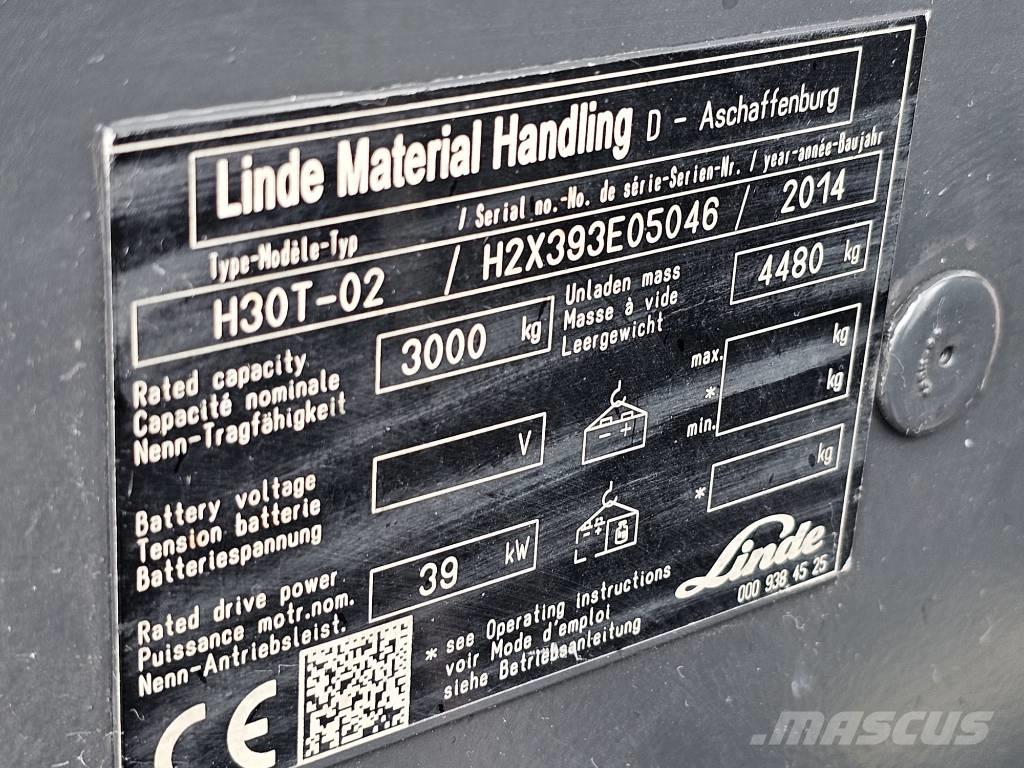 Linde H30T-02 液化石油氣LPG卡車