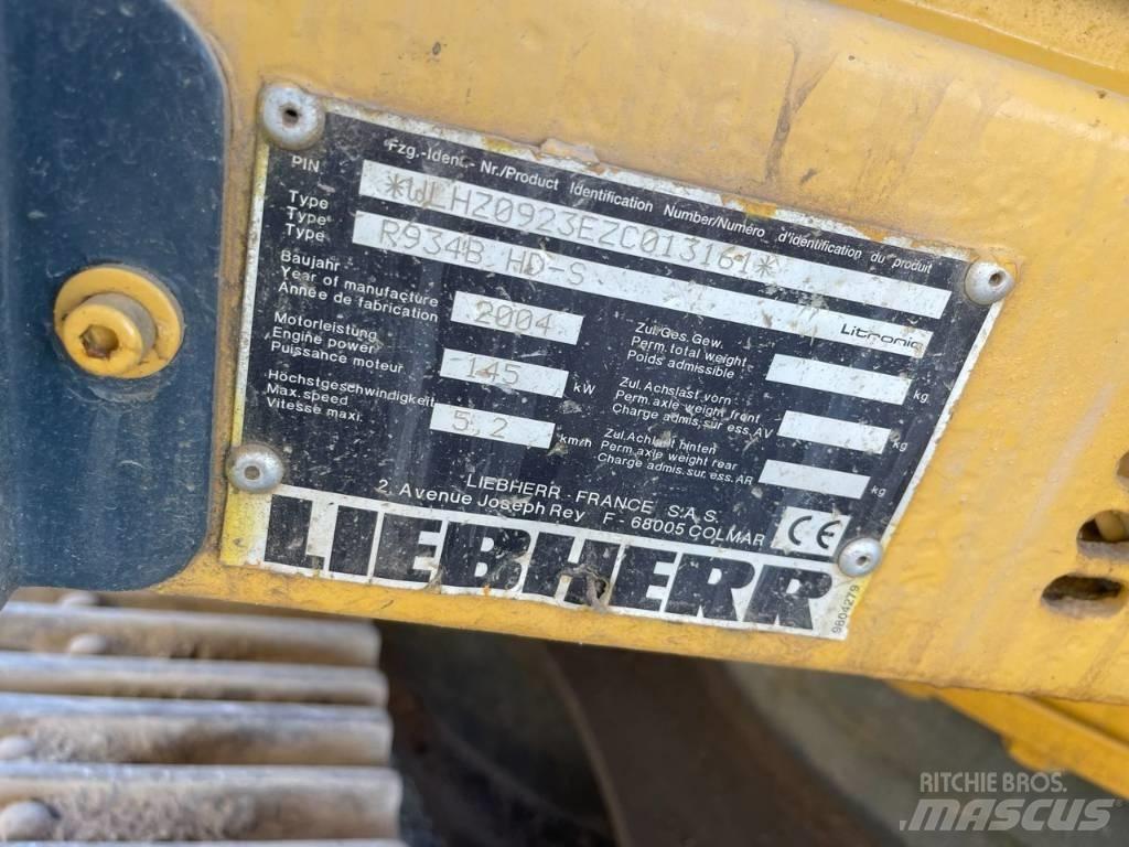 Liebherr R 934 B 履帶式 挖土機/掘鑿機/挖掘機