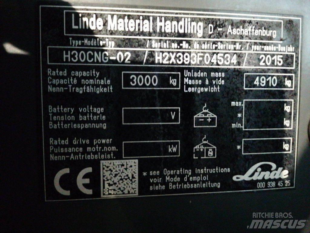 Linde H30TCNG-02 液化石油氣LPG卡車