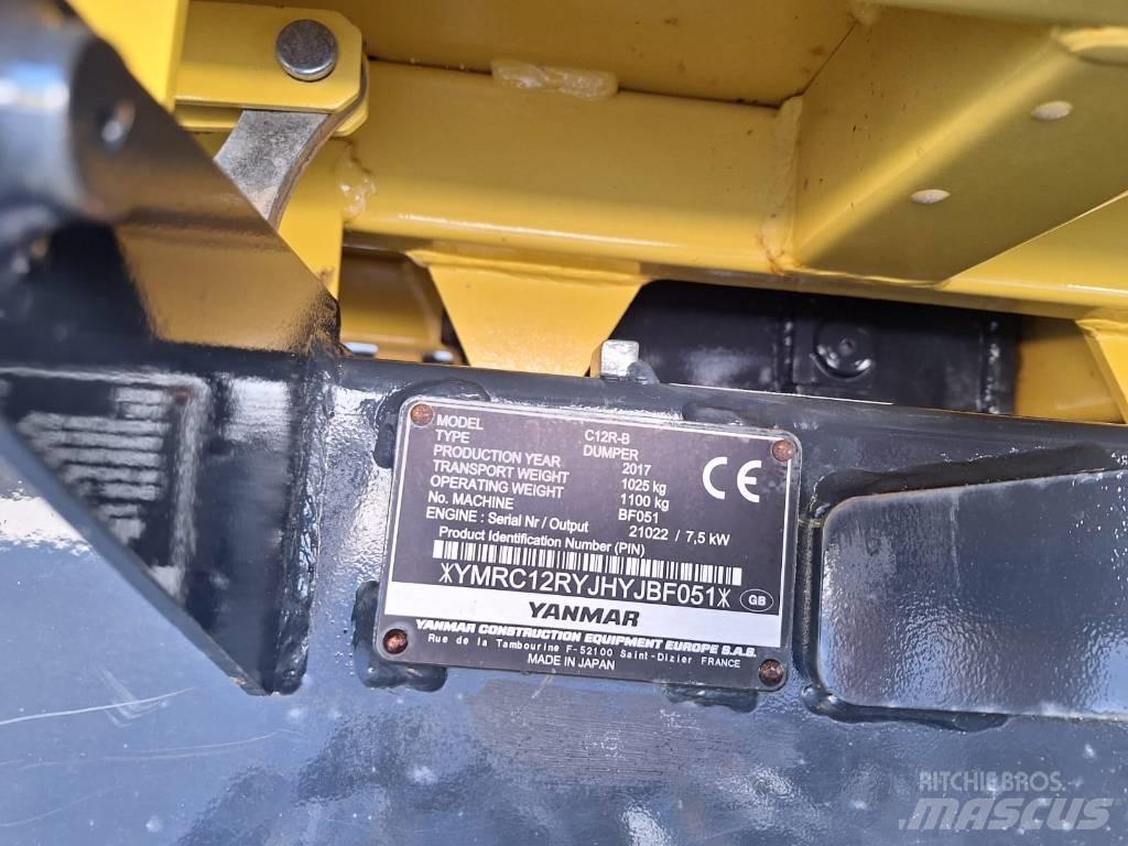 Yanmar C 12 R-B 履帶式傾卸車/翻斗車