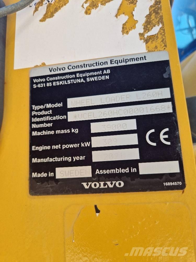 Volvo L 260 H 輪胎式裝載機