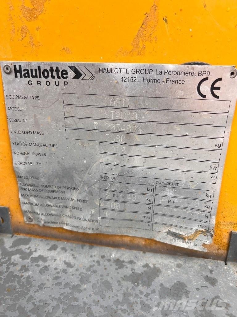 Haulotte Star 10 伸縮臂高空作業車