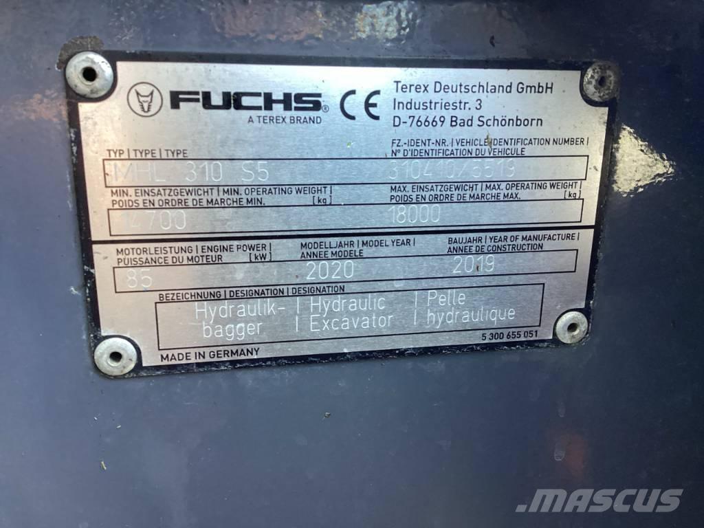 Fuchs MHL 310 S5 廢棄物/工業用操作車