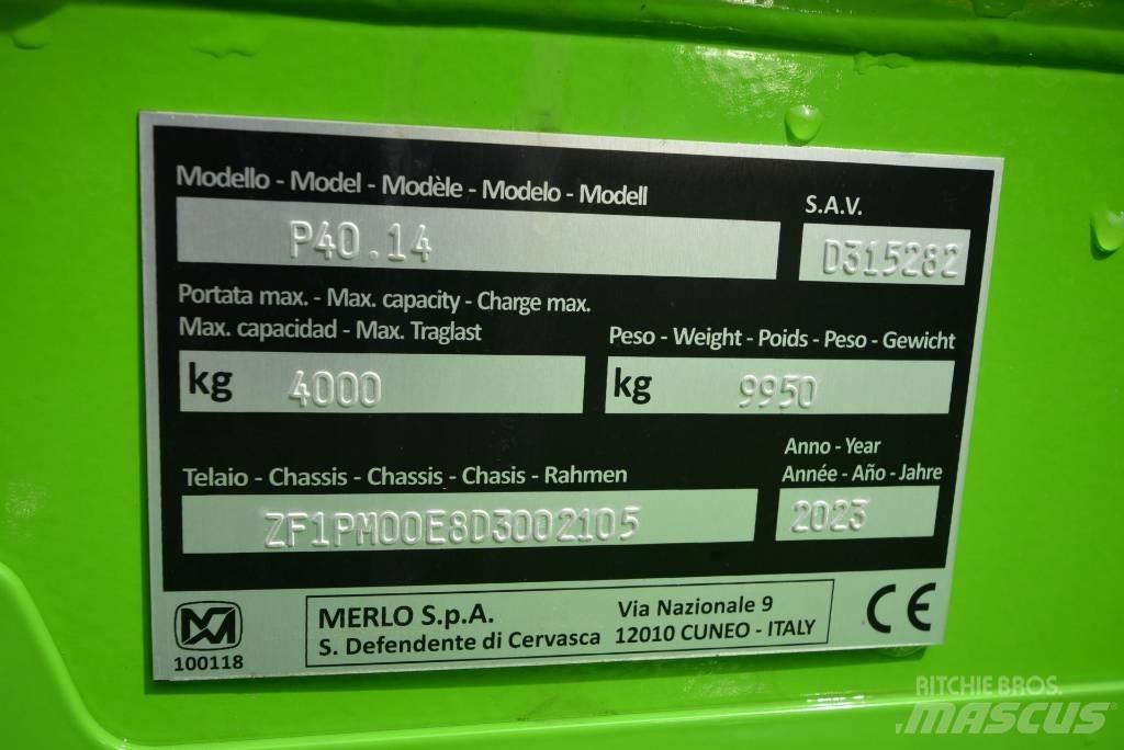 Merlo 40.14 伸縮臂操作車