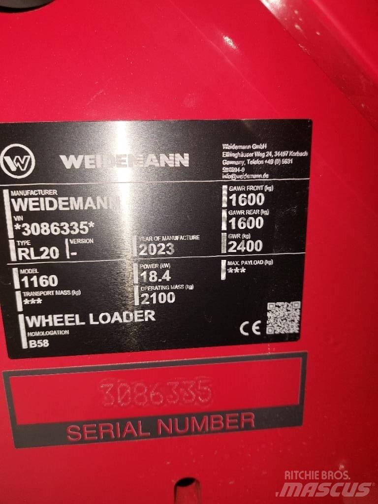 Weidemann 1160 多功能裝載機