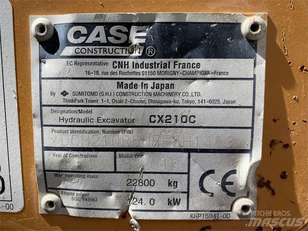 CASE CX210 履帶式 挖土機/掘鑿機/挖掘機