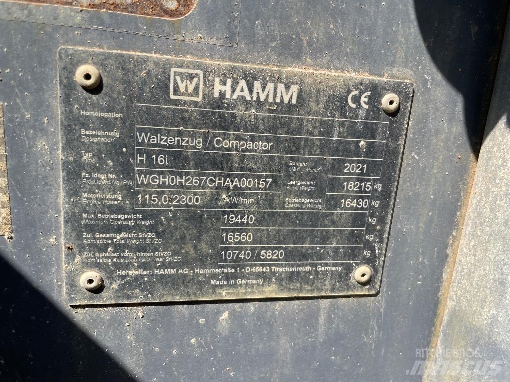 Hamm H 16 i 土壤壓實機