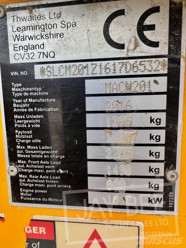 Thwaites 1 ton 側卸礦車
