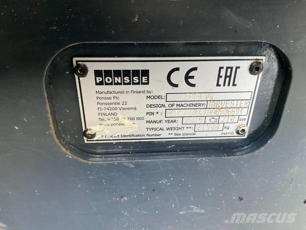 Ponsse ERGO 8W 收穫機