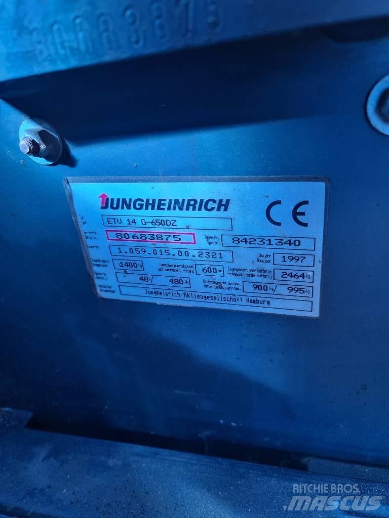Jungheinrich ETV 14 前伸式堆高機(叉車)