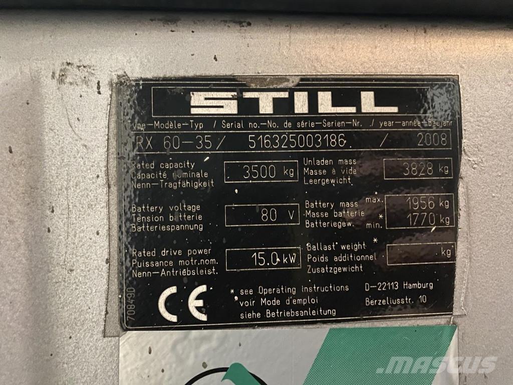 Still RX60-35 電動堆高機