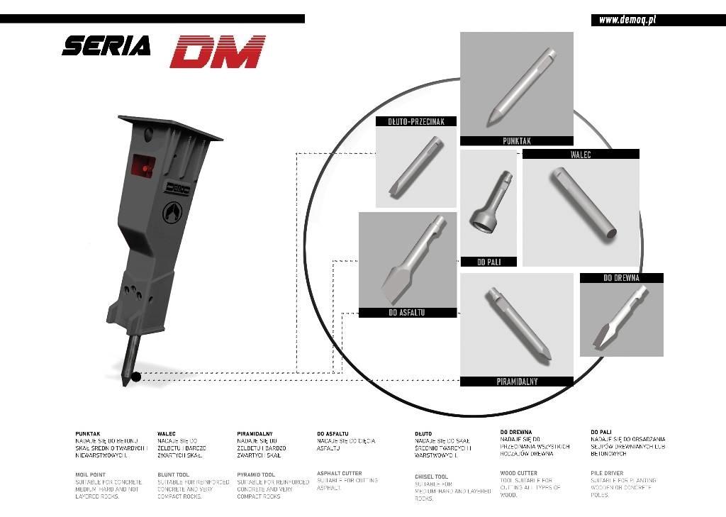 DEMOQ DM750 鐵鎚/碎石機