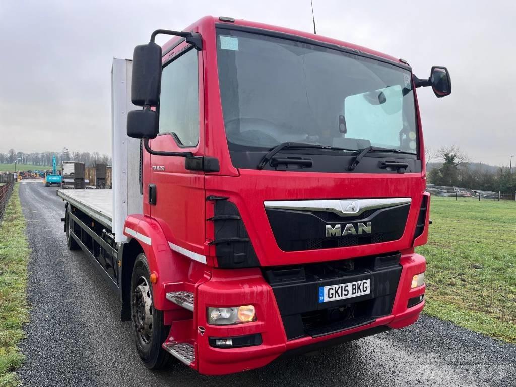 MAN TGM 18.250 平板式/側卸式卡車