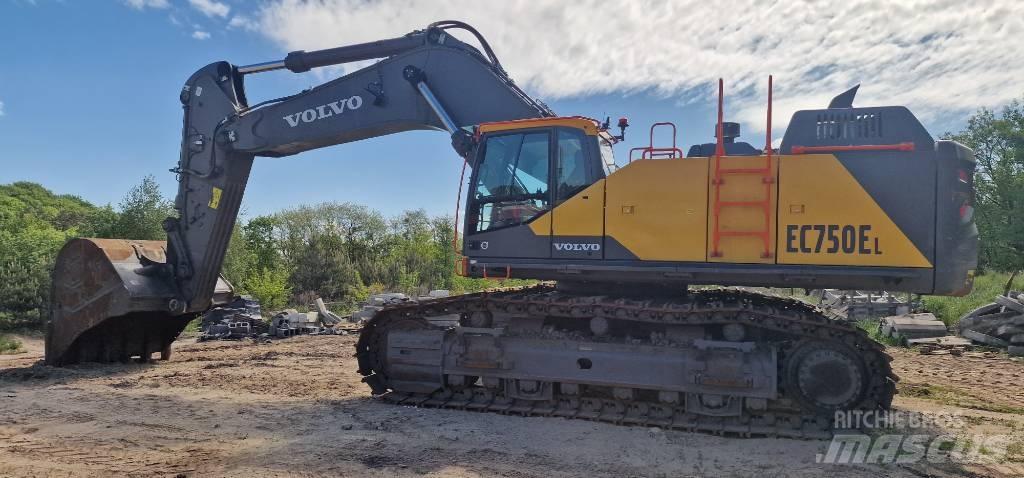Volvo EC 750 E 履帶式 挖土機/掘鑿機/挖掘機