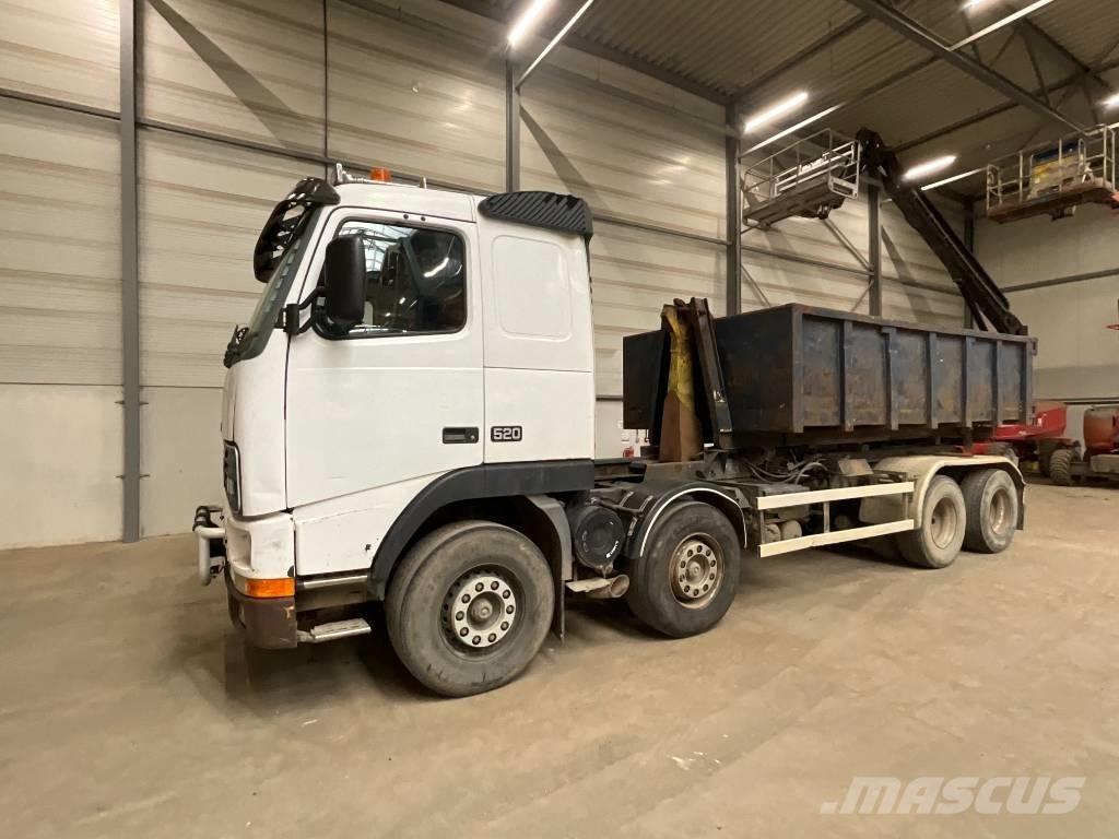 Volvo FH 16 520 8X4 吊鉤式起重車
