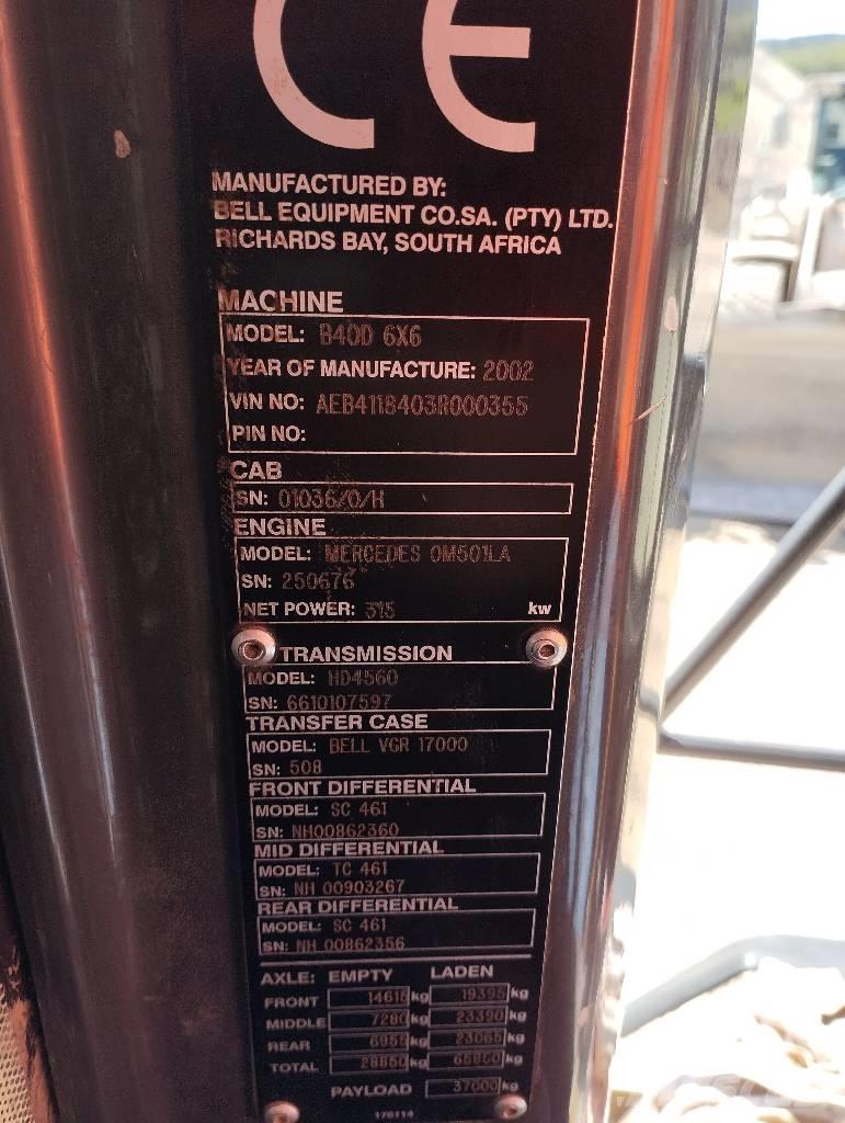 Bell B 40 D 鉸接式起吊車