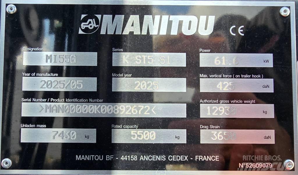 Manitou MI 55 G 液化石油氣LPG卡車