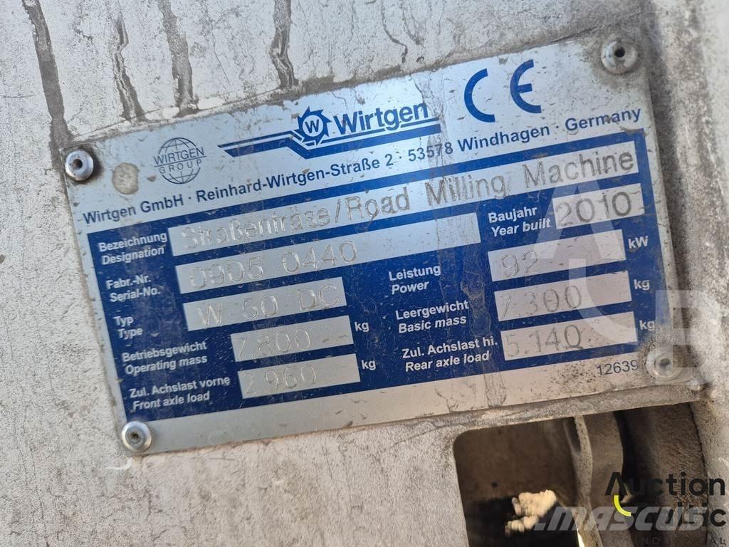 Wirtgen W50DC 瀝青冷銑刨機/銑床