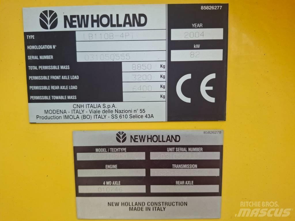 New Holland LB 110 B 反鏟裝載機