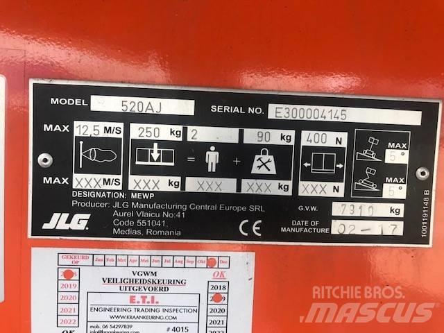 JLG 520 AJ 曲臂高空作業車