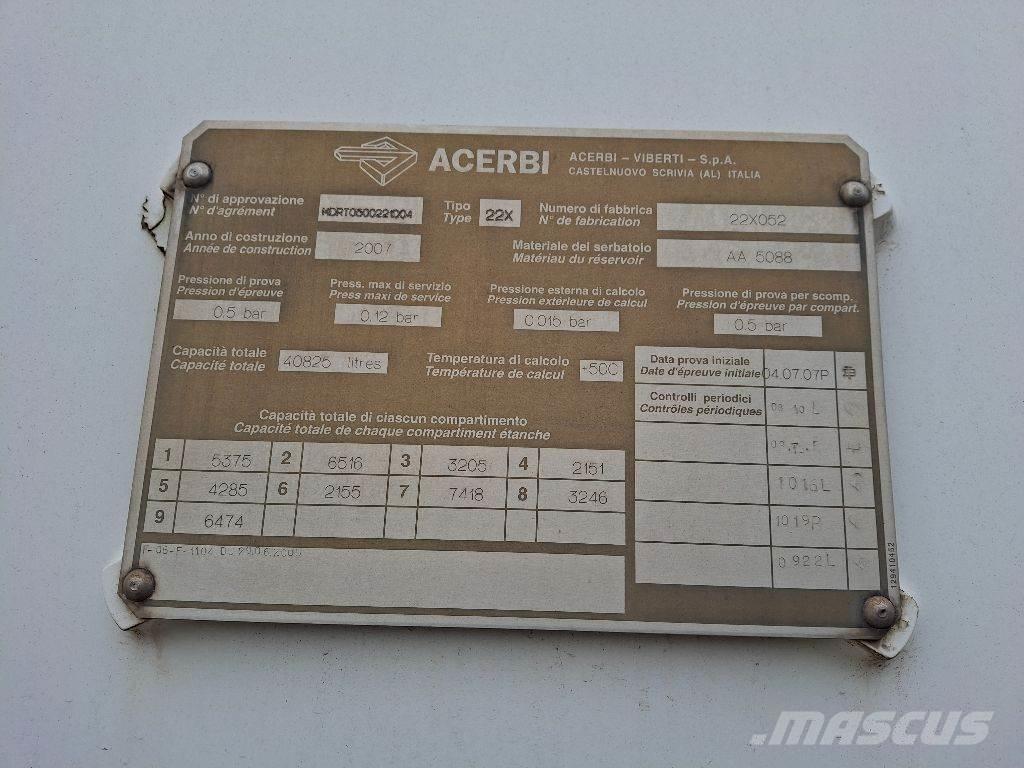 Acerbi ASO64003SP 罐體半拖車
