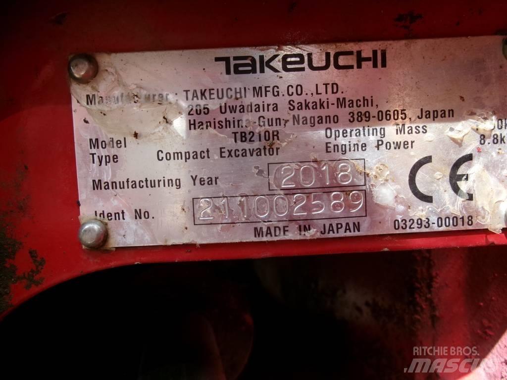 Takeuchi TB 210 R 小型挖土機/掘鑿機<7t(小型挖掘機)