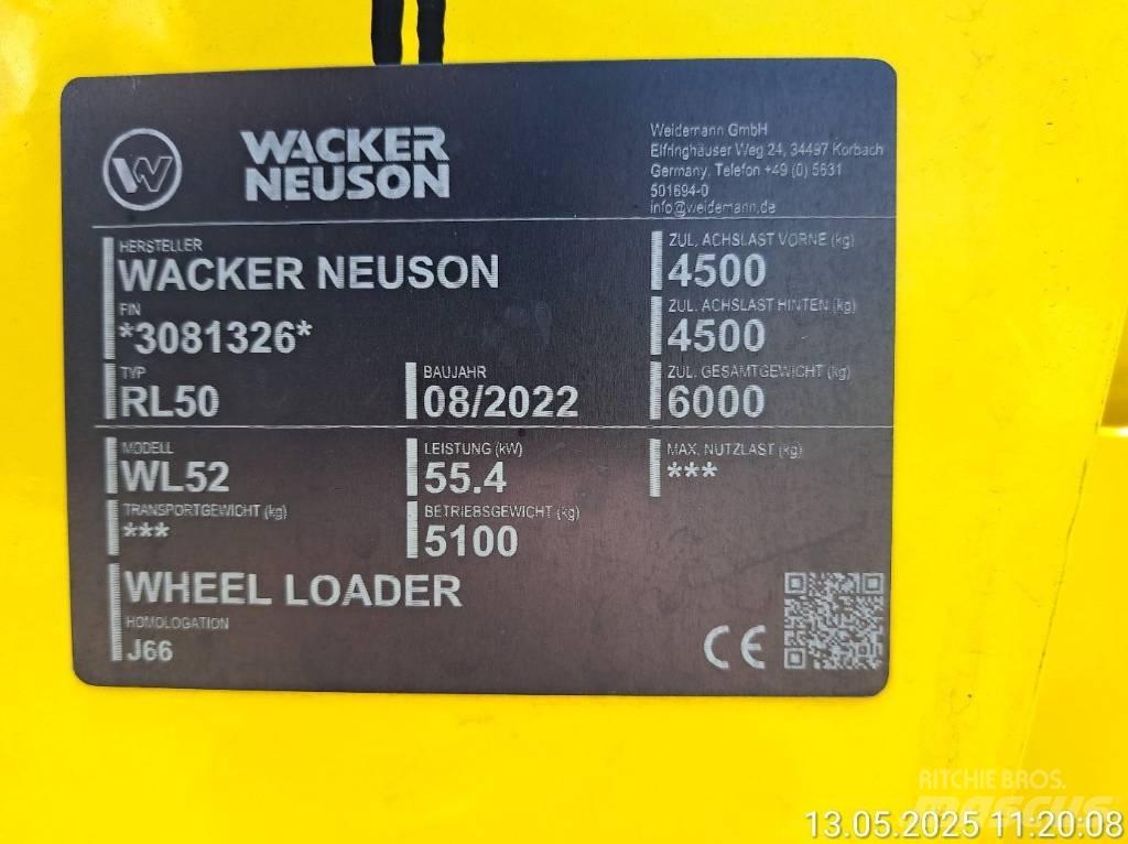 Wacker Neuson WL52 輪胎式裝載機