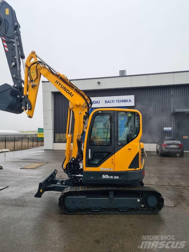 Hyundai R60CR-9A 小型挖土機/掘鑿機<7t(小型挖掘機)
