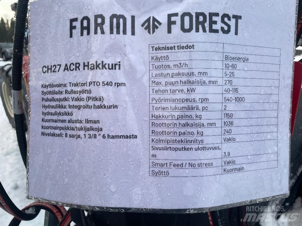 Farmi Forest CH27 碎木機