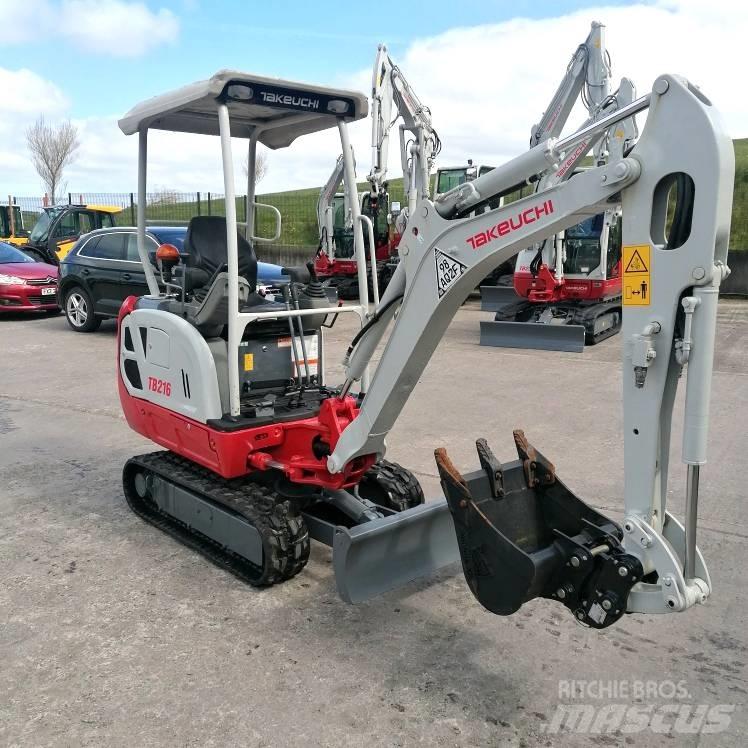 Takeuchi TB216 小型挖土機/掘鑿機<7t(小型挖掘機)