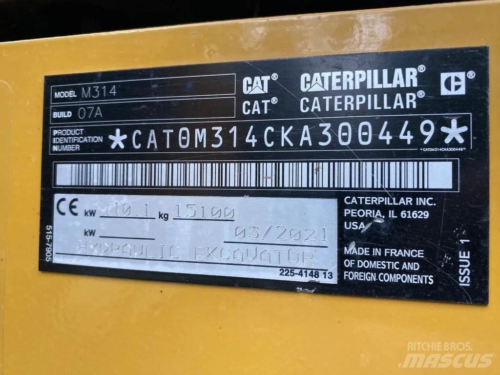 CAT 314 Next gen 旋轉式挖土機/掘鑿機/挖掘機