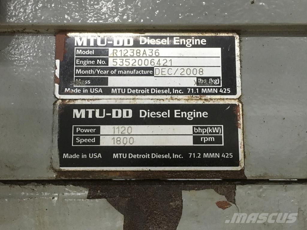 MTU 12V2000 USED 引擎/發動機
