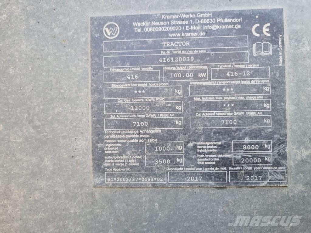 Kramer KT 447 伸縮臂操作車