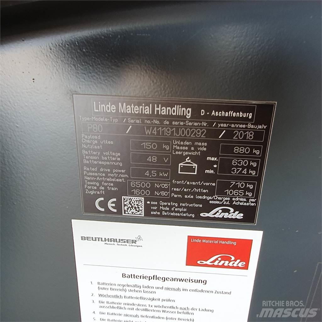 Linde P80 牽引車