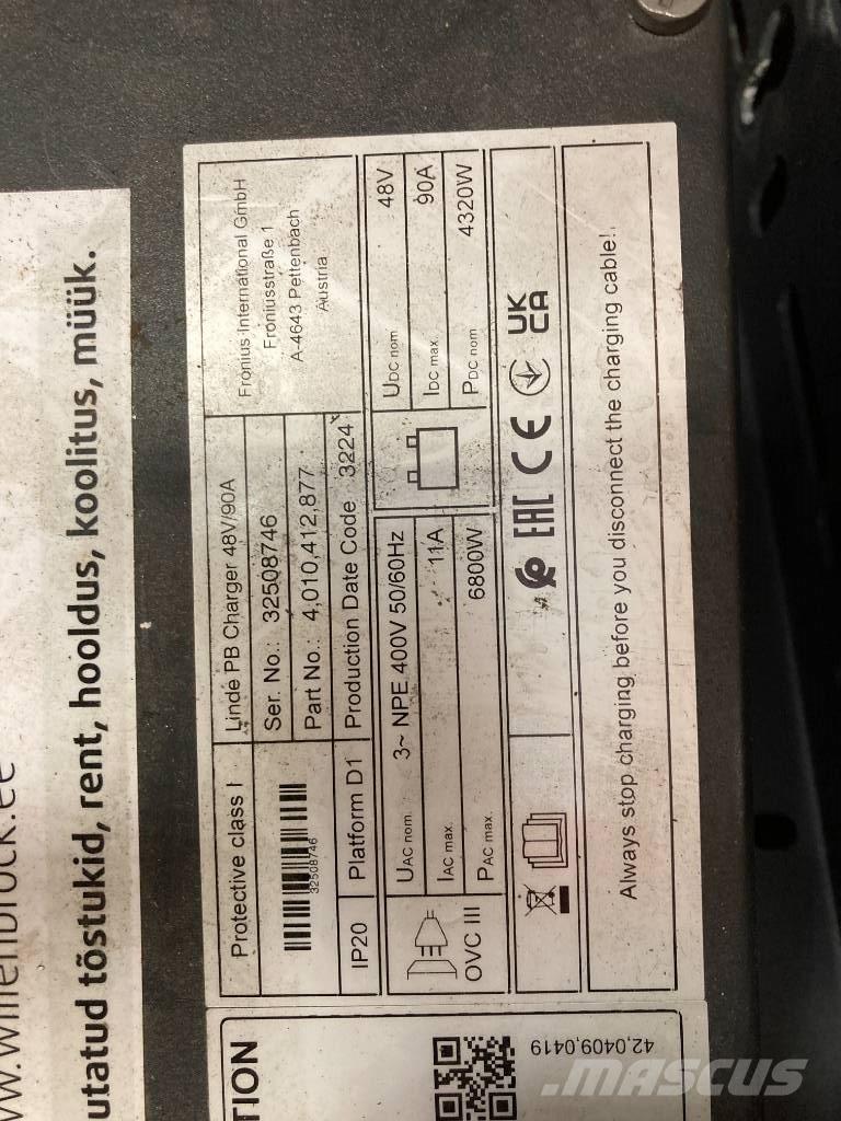 Linde R 14 前伸式堆高機(叉車)