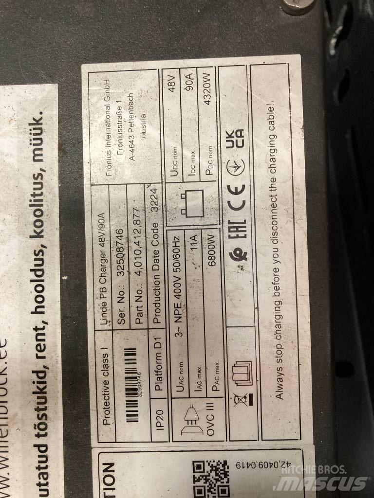 Linde R14/1120 前伸式堆高機(叉車)