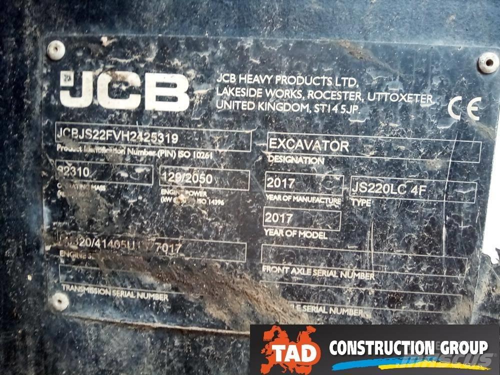 JCB JS 220 LC 履帶式 挖土機/掘鑿機/挖掘機